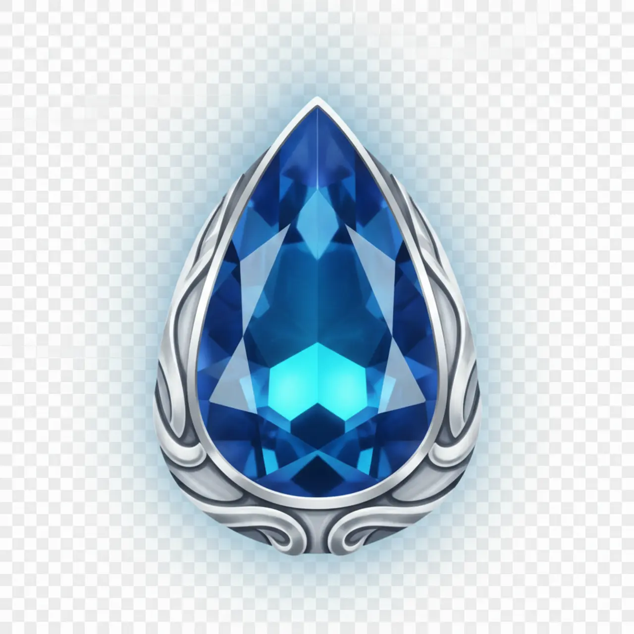 Sapphire Teardrop